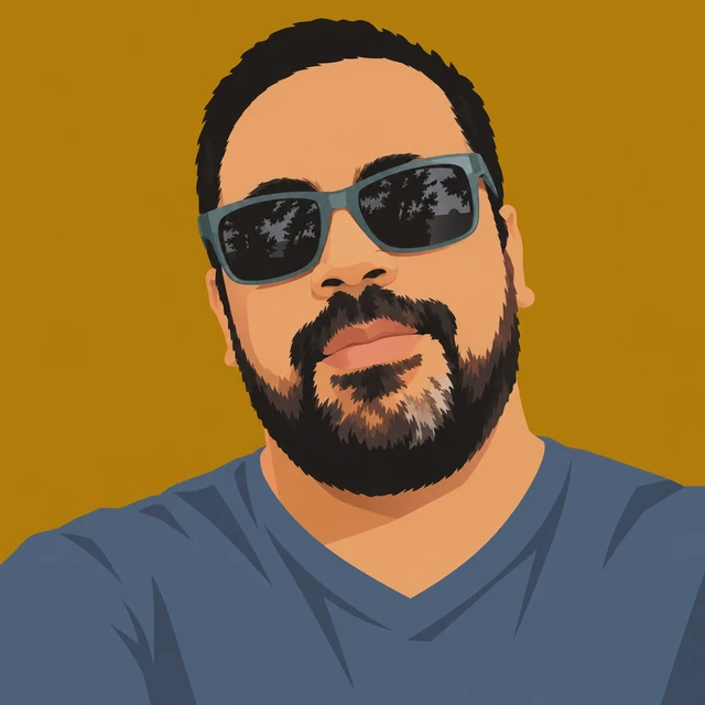 Retrato ilustrado de Alexandre Helmut