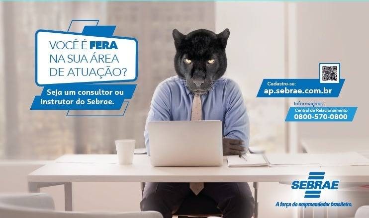 Sebrae — homem com cabeça de pantera negra
