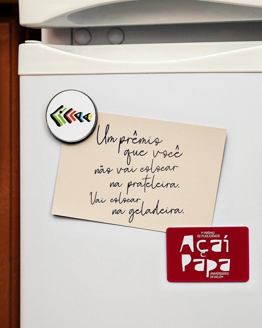 CCPA — Prêmio Açaí e Papa, ímã de geladeira