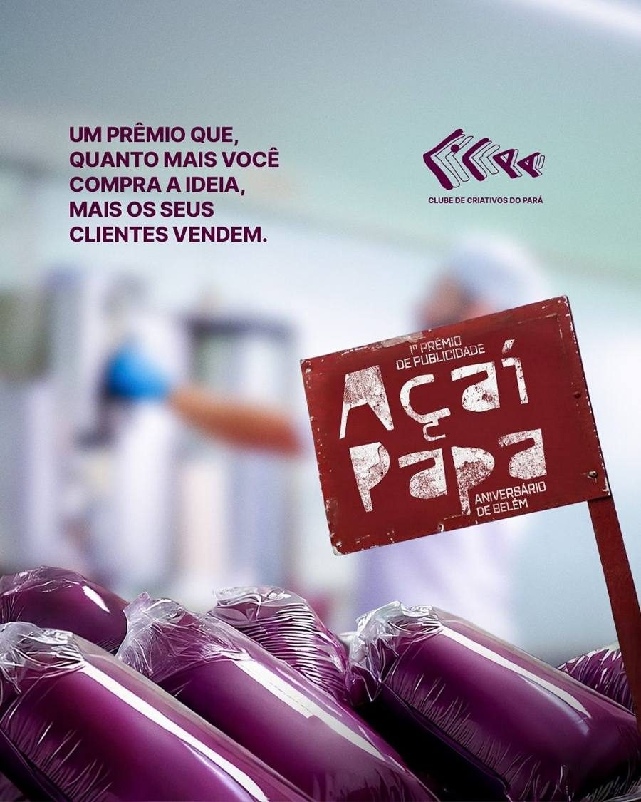 CCPA — Prêmio Açaí e Papa, sacos de açaí