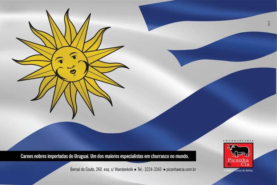 Picanha & Cia — bandeira do Uruguai