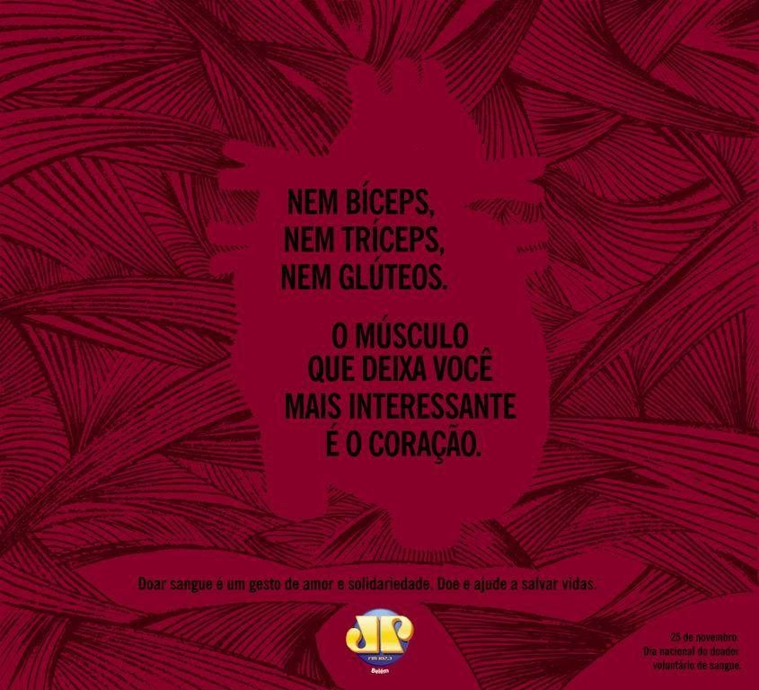 Jovem Pan — ilustração de coração, campanha de doação de sangue